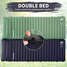 PACOONE Ultralight Self-Inflating Air Mattress Thicken Sleeping Pad Splicing Inflatable Bed Beach Picnic Mat Camping Tent Air Cushion - Multicolor - View 5