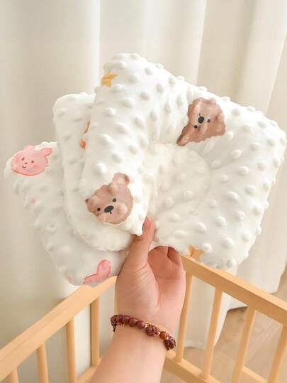 1-Pack Newborn Shaping Pillow, Infant Pillow, Suitable For 0-6 Months, Designed To Protect Baby's Spine (Hand Wash Recommended)