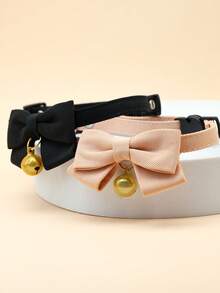 Adjustable Pet Bow Tie, Cute Pet Accessory, Cat Dog Collar With Safety Buckle, Suitable For Holidays And Daily Wear - Multicolor - View 5