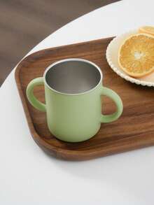 1pc Personalized Customization Name And Pattern Silicone Cup With Detachable Stainless Steel Inner Cup Two-In-One Kids Drinking Cup Children Tableware - Multicolor - View 17