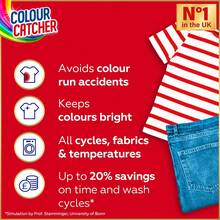 Dylon Colour Catcher Laundry Sheets, Colour Protection For Clothes, Prevent Colour Run In Wash, Protect Garments, Keep Colours Bright For All Fabrics, 22 Sheets - Multicolor - View 6