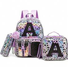 3pcs/Set Cute Girls Backpack Set, Elementary School Student Bookbag, Children Fashionable Travel Backpack, Large Capacity Laptop Bag, With Messenger Bag, 3-In-1 Backpack Set, Essential For Girls Back To School - Girls Schoolbag - View 8