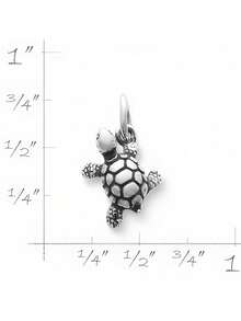 S925 Sterling Silver Pendant, Charming Turtle Shape, Cute and Quirky, Trendy Design, Exquisite and Stylish Women's Jewelry - tortuga - Ver 1