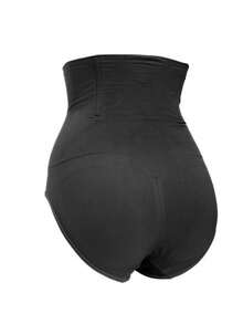 1 Piece Of High-Waisted Shapewear, Belly-Tucked Compression Panties, Hip Lift And Shape, Women's Shapewear, High-Waisted Belly-Tucked Panties For Women, Strong Belly-Tucked Waist Shapewear, Anti-Crimping Shapewear, Body Pants, Hip-Sculpting Body Pants, Women's Body-Sculpting Pants - 黑色 - 查看 5
