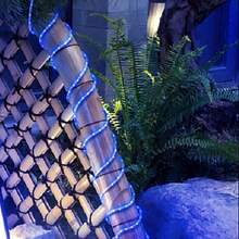 39ft 100 LED Solar String Lights, Waterproof IP65 Outdoor Solar Powered Lights For Party, Garden, Patio, Home, Wedding, Christmas, Halloween Holiday Tree Decor Lighting - Blue Light - View 4