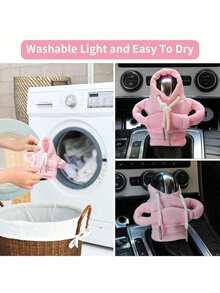 Plush Car Gear Shift Knob Cover, Soft & Comfortable Winter Gear Shift Protector Sleeve, Suitable For Manual & Automatic Transmission Vehicles, Warm & Cozy Plush Material Design, Decorative Interior Accessory, Protects Gear Shift From Wear, Ideal For Daily Commute & Long Trips, Fashionable Winter Car Accessory, Fits All Drivers