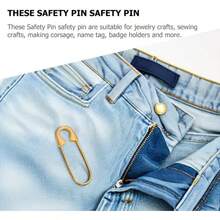 XISH PLAFOPE 5Piezas Pasadores De Broche De Metal Para Manualidades Alfileres De  Para Ropa Y Accesorios De Joyería Uso En Bufandas Sombreros Y Más - 1 - Ver 6