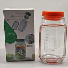 1 Stück Plastik Vertikal Geschichteter Salat Behälter - Verschiedenfarbig - Übersicht 9