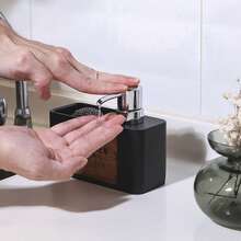 1 pieza Dispensador de jabón multifunción, Botella con bomba de 160ml para líquido/loción de lavado de manos, Adecuado para cocina, baño, hotel - Multicolor - Ver 10