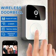 Video Camera, Intelligent Body Detection, Cloud Storage, Real-Time View, Two-Way Audio, Infrared Night Vision, Battery Powered, Monitoring - White - View 1