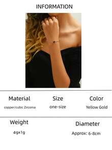 1件定制诞生石项链，锆石水滴形、心形、方形宝石，个性化生日礼物、母亲节礼物、闺蜜礼物 - 手鍊愛心 - 查看 29