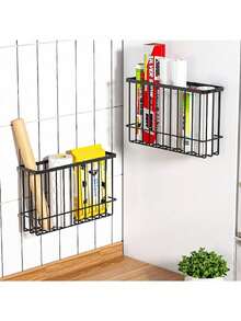 磁性侧边洗衣收纳架，适用于洗衣房、浴室、前置式洗衣机侧面