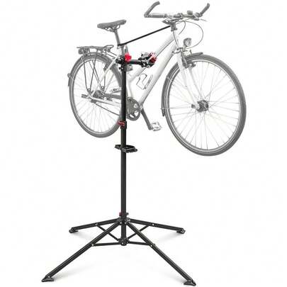 Bakaji Stand Riparazione Manutenzione Biciclette Supporto Cavalletto Bici Regolabile Pieghevole