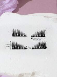 Eid Magnetic Eyelashes With 1 Pair Half Lashes Magnetic Eyelash Natural Long Suitable For Daily Wear, Convenient To Wear - Natural Lashes - View 4