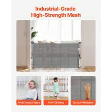 Baby Protection Gate - Grau 55 Zoll Teleskop 33 Zoll - View 5