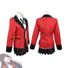 Compulsive Gambler Yumeko Jabami Cosplay Costume High School Uniform - Costume - View 3