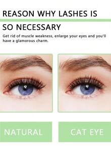 MEM 144 Piece Eyelash Curler Set, Curled D 9-16mm, With Applicator, Glue And Sealant - Long And Wide Handle Eyelash Curlers, Eyelash Bundle Set, False Eyelashes - Black - View 7