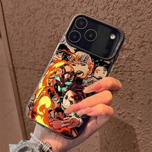 Anime D-Demon Slayers Tanjiroe Large Hole Matte Thickened Phone Case Compatible With IPhone 17air/16/15/14/13/12 Pro Max/17 16 Plus 11 X/Xsmax/7/8/Se Anti-Drop Anti-Fingerprint Compatible With Samsung S20 S21 S22 S23 S24 S25 Ultra/Plus/FE/Edge/+ A12 A13 A14 A15 A23 A25 A35 A53 A54 A55 A71 A03S Protective Case - 白色 - 查看 8