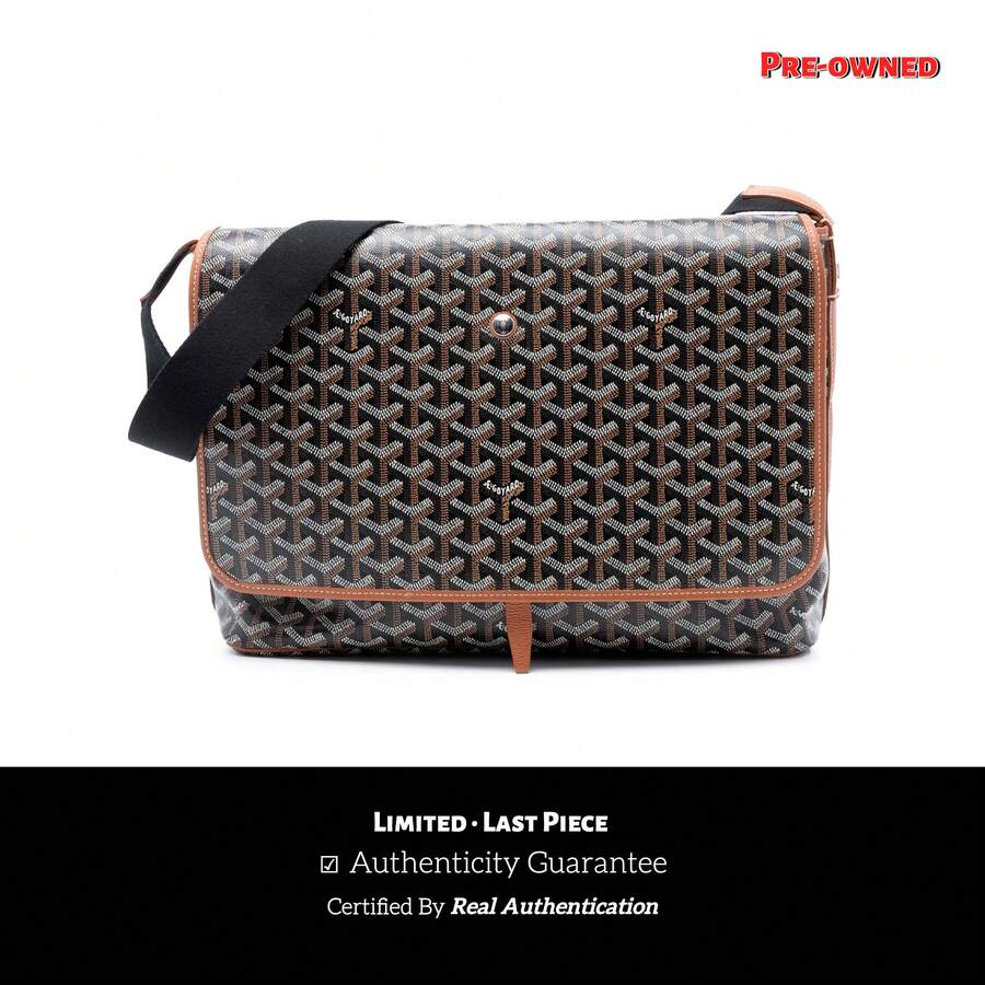 Authenticated  PRE-OWNED Goyardine Capetien MM Messenger Bag Bag - màu đen - Xem 1