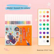 12/24/36/48/60 套装丙烯马克笔，艺术绘画 DIY 涂鸦笔 水性马克笔 - 彩色 - 查看 10
