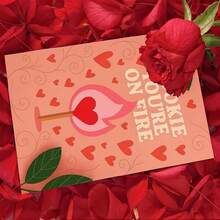 1pc Cute Kangaroo Heart Pattern Valentine's Day Greeting Card. A Perfect Gift For Husband, Wife, Boyfriend And Girlfriend On Valentine's Day And Anniversary. A Special And Adorable Valentine's Day Card. - Multicolor - View 4