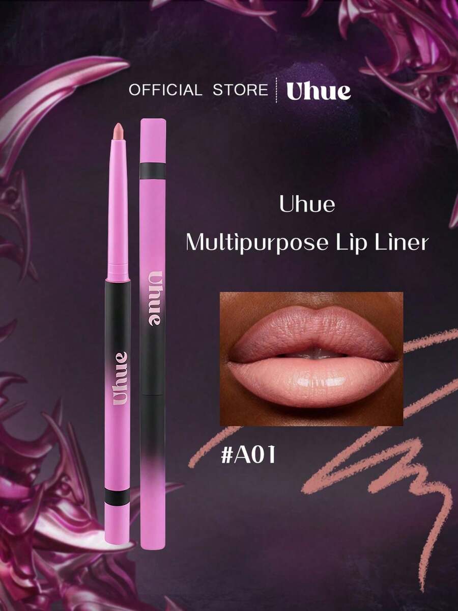 Uhue 多功能唇线笔 A01，哑光妆效，顺滑易涂，持久显色，轻盈不晕染，用途广泛，适合日常使用，200毫克/0.01盎司 - A 01 - 查看 1