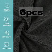 6/12/24Pack Makeup Remover Cloths, 12 X 12 Inch Makeup Towels Soft Microfiber Face Towels, Reusable Makeup Remover Cloths For All Skin Types, Gentle And Effective Facial Washing Experience