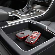 1 vỏ bọc chìa khóa ô tô, chống bụi và chống rơi, bảo vệ toàn diện 360 độ, phù hợp với các dòng xe Jetta, Beetle, Tiguan, Passat, Golf MK6, Polo 3 nút. - A - Xem 2