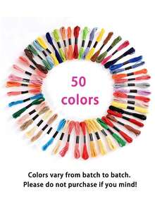 250 Pcs Embroidery Thread Set, Cross Stitch Craft Thread, DIY Handmade Friendship Bracelet Weaving Thread, High Quality Rainbow Color Embroidery Silk Thread, Cross Stitch Thread, Embroidery Thread Set For DIY Sewing, Embroidery Starter Kit For Valentine Day Gifts, Galentines, Easter, Birthday