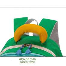 Lion Girl's/Boy's Green Children's Backpack Set - Verde - Ver 3