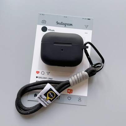 兼容保护套，手工编织双色挂绳蓝牙耳机保护套