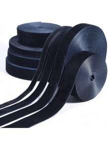 10-25mm Single-Sided Navy Blue Velvet Ribbon, Christmas Ribbon, Jewelry Display Packaging, Flower Gift Wrapping, Bows, DIY Party Decoration