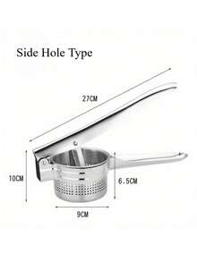 Kitchen Convenience Tools Stainless Steel Potato Machine Potato Fruit Vegetable Juicer Presser Potato Mashers Ricers Tools - Silver - View 9