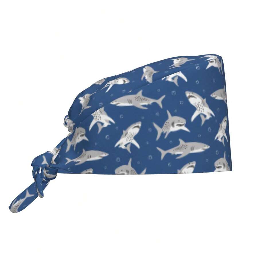 1pc Stylish Nurse's Cap For Women, Work Cap, Polyester Sweat Towel Material,Suitable For Both Men And Women.,Working Cap Scrub Cap With Sweatband Adjustable Unisex Women Tie Back Hat Nurse Surgical Caps,Suitable For Protection Against Wind Outdoors, Surgical Procedures, Healthcare Workers, And Fashion Styling; Also Suitable For Everyday Headscarf Wear. - 彩色 - 查看 1