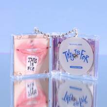 热门KPOP迷你专辑NFC挂件盒 - 《JUMP》《TOO BAD》、TWICE《This Is For》、NMIXX《Blue Valentine》《NOT CUTE ANYMORE》迷你CD盒、链条DVD盒、NFC CD盒、明星粉丝周边DIY纪念迷你CD挂件钥匙扣 - 彩色 - 查看 14