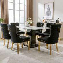 Dining Chairs - Black - View 1
