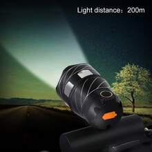 Luz Delantera para Bicicleta Recargable por USB, Impermeable, Luz de  para Manubrio y Ciclismo - Multicolor - Ver 4