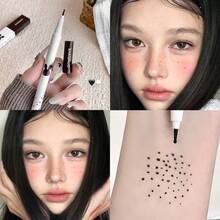 SHAQINUO Natural Birthmark & Freckle Pencil, Outline Mole & Freckle, Matte Finish, Long-Lasting, Natural Color, Create Delicate Makeup Look