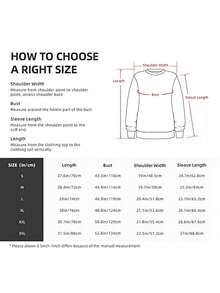 Women's Italian Phrase Sweater - Beige Crewneck Pu (2) - 黑色3 - 查看 4