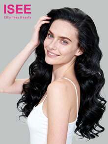 ISEE Tóc giả Hair Wear And Go Glueless Ocean Wave 6*4 HD Lace Wig 16-30 Inch 180% Density Pre-Plucked Hairline & Pre-Cut Lace Ready-to-Fraume Hair Unprocessed Human Virgin Hair Natural Look Multi-Style 100% Human Hair Wig - SNatural - Xem 2