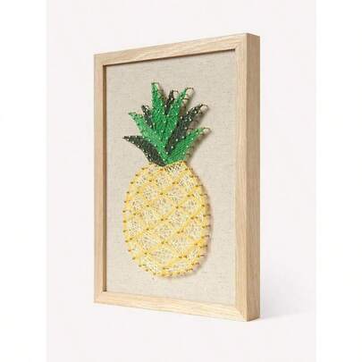 Kit de arte con piñas, regalo único para decorar paredes del hogar.