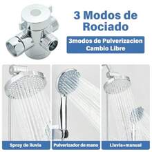 XGTCbo de cazal de aderas para baño a presion de 6 "/ duca de mano con manguera de 1 5 ms adera con manguera para baño Cro - Cromo - Ver 5