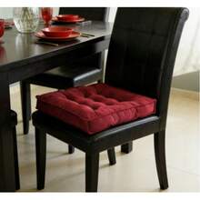 Seat Cushion Made Of Dutch Fleece, 60 X 60 Cm, 10 Cm Wide, Available In Various Colors – A Comfortable Choice. Large, Square Cushion, Ideal For Sofas, Armchairs, And Bay Windows. Filled With Cotton (T-60), This Floor Cushion Made Of Dutch Fleece Is Suitable For Tatami Mats In The Living Room And Offers Excellent Seating Comfort, Even For Extended Periods. - 紅色 - 查看 7