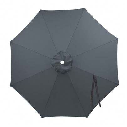 Reservtak för bananparasoll, sol- och regnskydd, slitstark, 3M 8-ribsram, grå, enkel installation, 1 styck