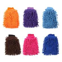 1/3/5 szt. Rękawice do mycia samochodu z polaru koralowego, miękkie i chłonne, do usuwania kurzu i czyszczenia wycieraczek, nie rysują wnętrza ani karoserii samochodu, wielokrotnego użytku i nadające się do prania, idealne dla kierowców i entuzjastów samodzielnej pielęgnacji samochodu - losowy kolor - Zobacz 4