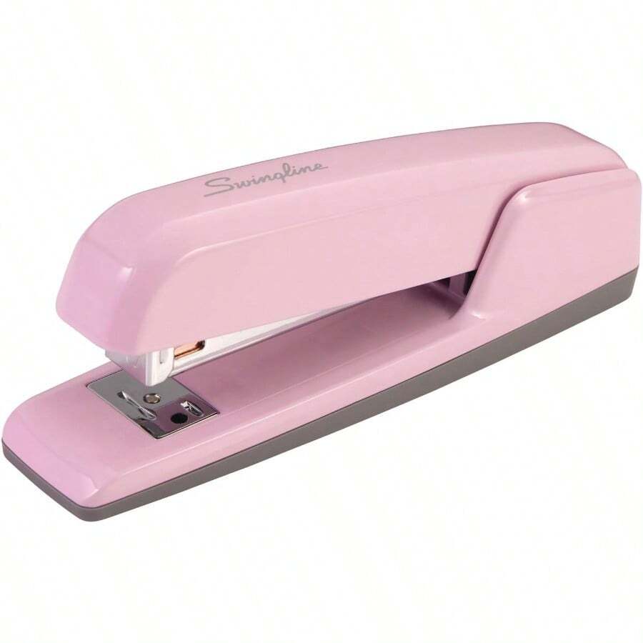 XISH Swingline Grapadora capacidad de 30 hojas grapadora empresarial 747 sin atascos metal rosa rubor S7074740 - Rosado - Ver 1