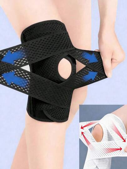 Upgraded Japanese Protective Bandage - Enhanced Compression Knee Brace, 4th Generation Knee Support With Stability, Breathability And Adjustability, Suitable For Most Sports, Also An Ideal Gift For Holidays Or Birthdays. Be Sure To Bend Your Legs When Wearing.