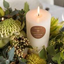 Vanilla Nutmeg Pillar Candle 3-Inch X 6-Inch Size - Cream - View 6