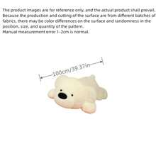 1个可爱多巴胺毛绒大熊填充动物枕头柔软毛绒娃娃躺姿泰迪熊枕头睡眠伴侣毛绒娃娃儿童生日礼物 - 彩色 - 查看 18