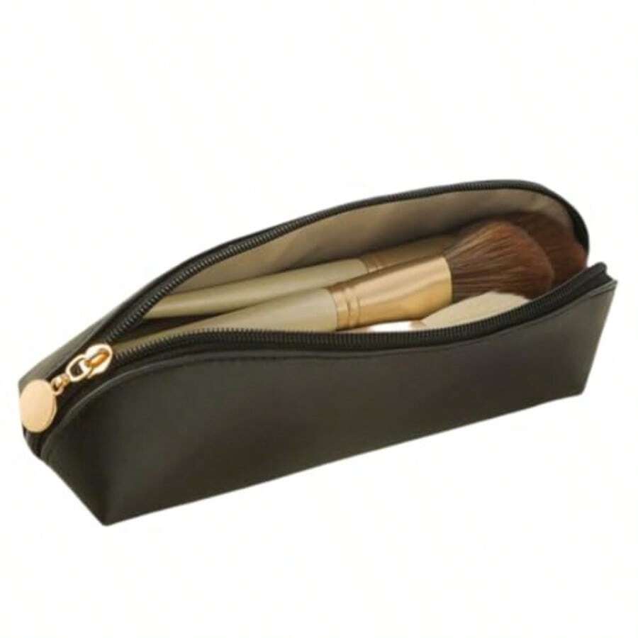 XGTB de aje de maquillaje b de maquillaje portátil para mujeres b de piel con cierre b de éticos pequeña b de cepillo para polvo de - como en la foto - Ver 1